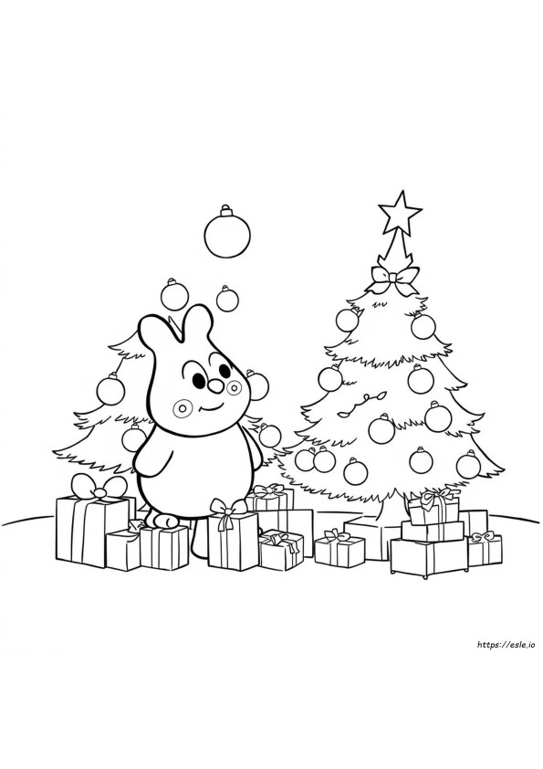 Keroppi Natal Desenhos Para Colorir