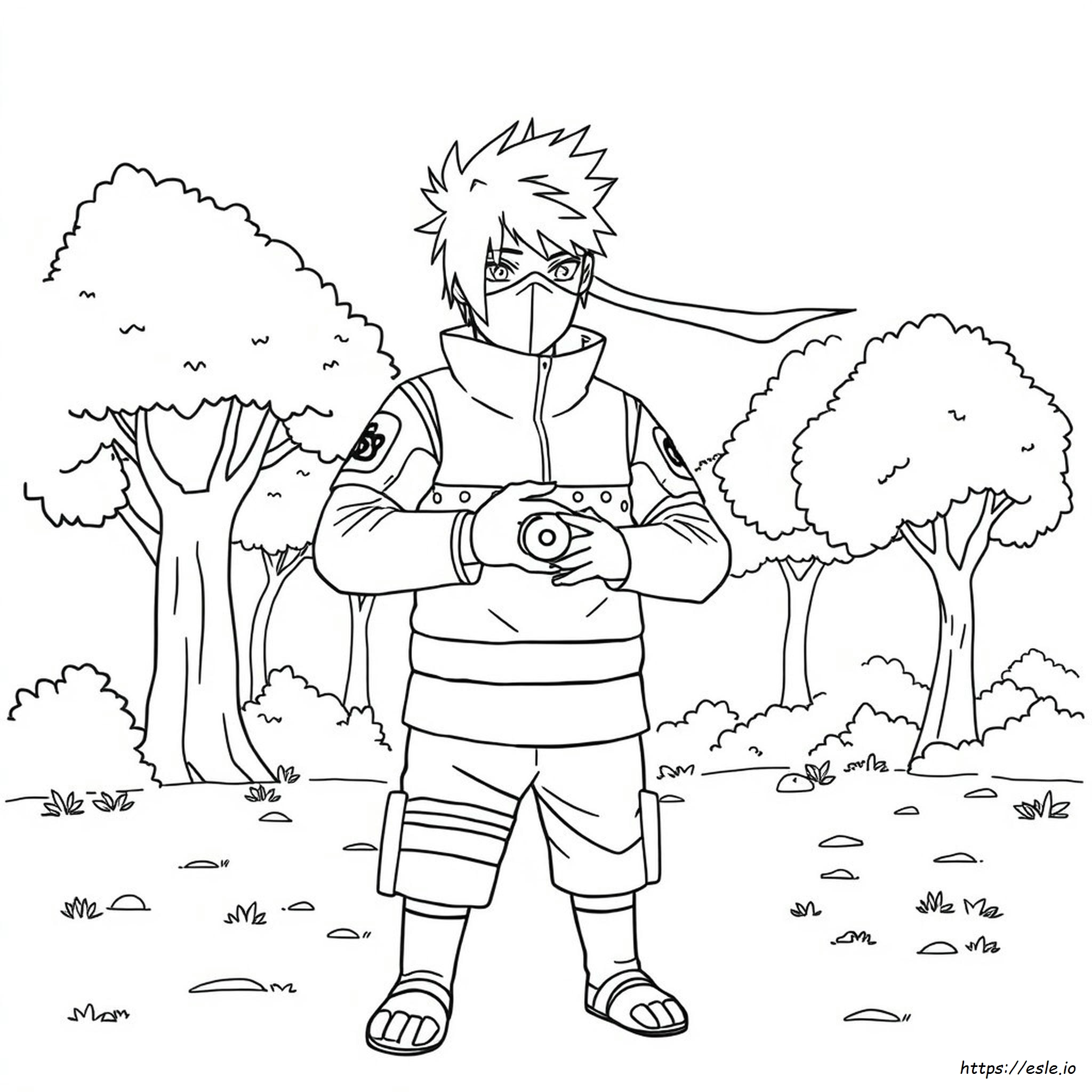 How To Color Kakashi
