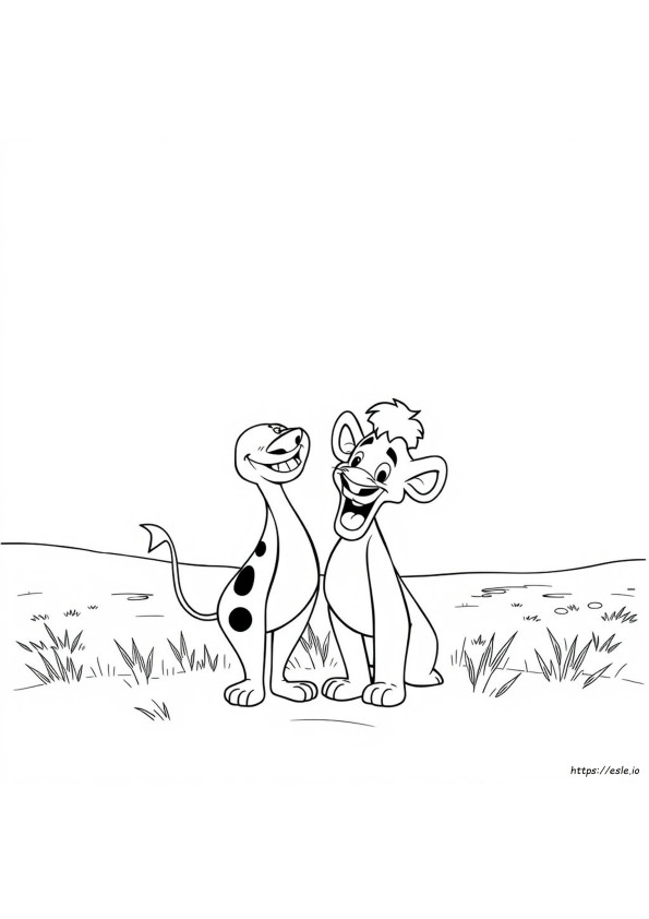 Pumbaa Da Colorare