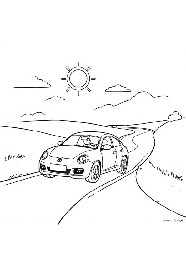 Car Colouring In Pages