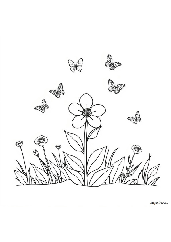 Flower Design Flower Coloring Pages For Adults
