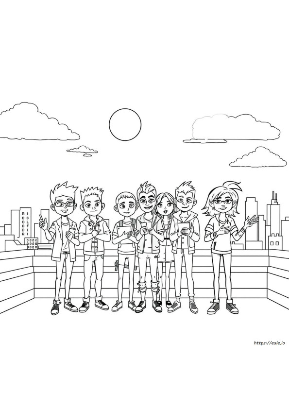 Descendants 2 Coloring Book Pages