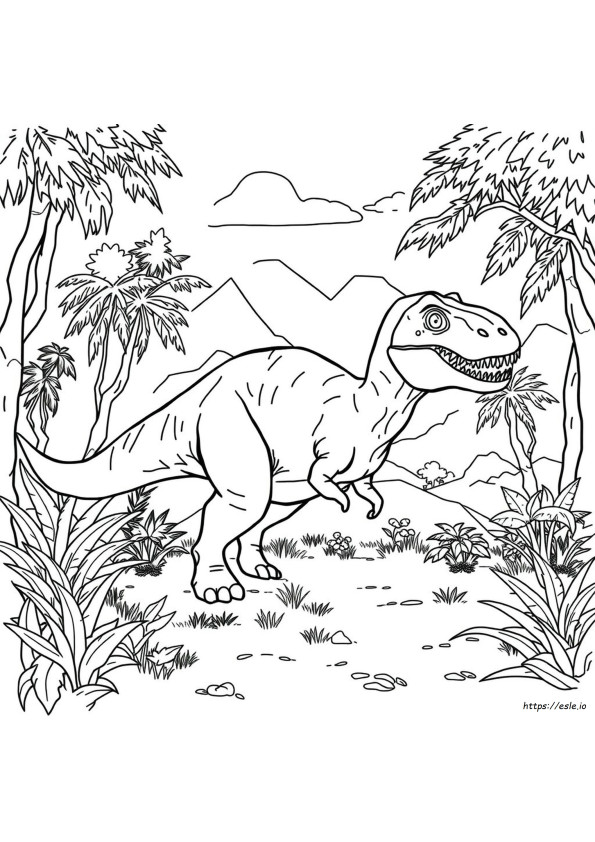 Jurassic Park Kleurplaten
