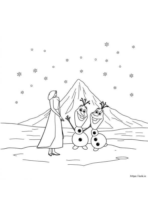 Frozen Ausmalbilder