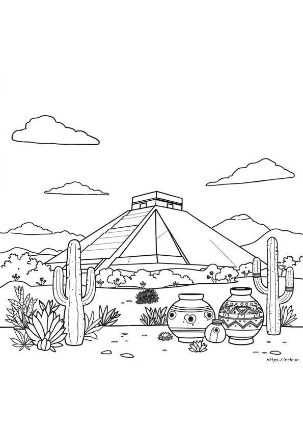 Kleurplaten Van Mexico