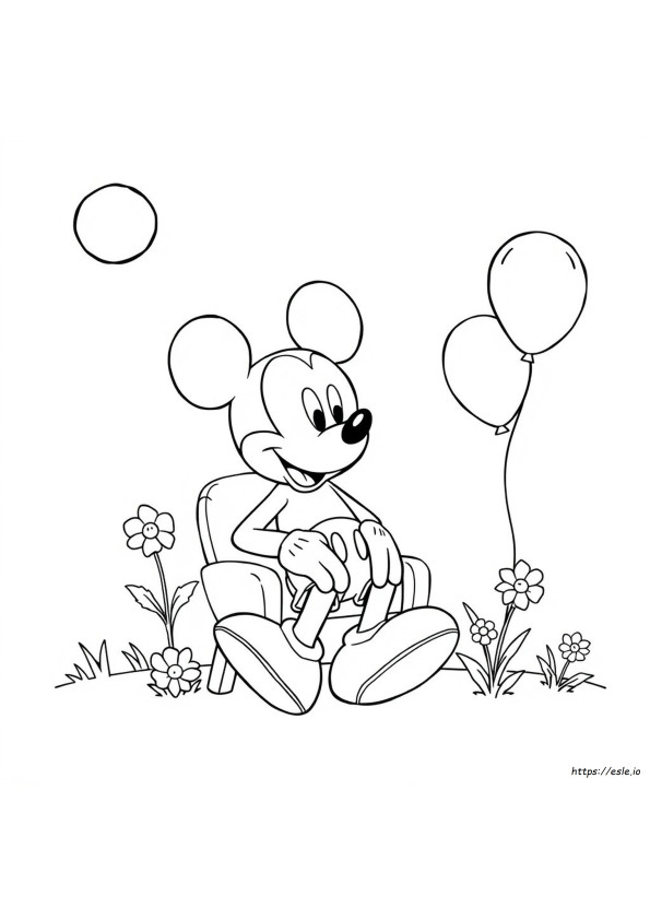 Pagina Da Colorare Di Topolino In Pdf