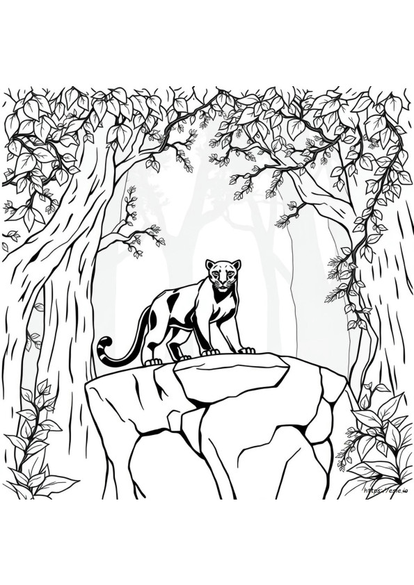 Gambar Mewarnai Black Panther Pdf