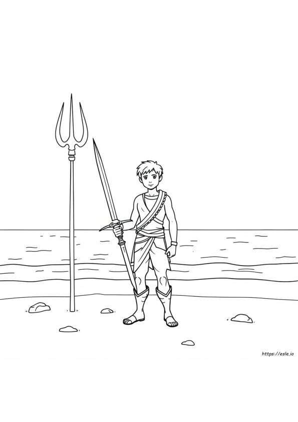 Cartea De Colorat Percy Jackson
