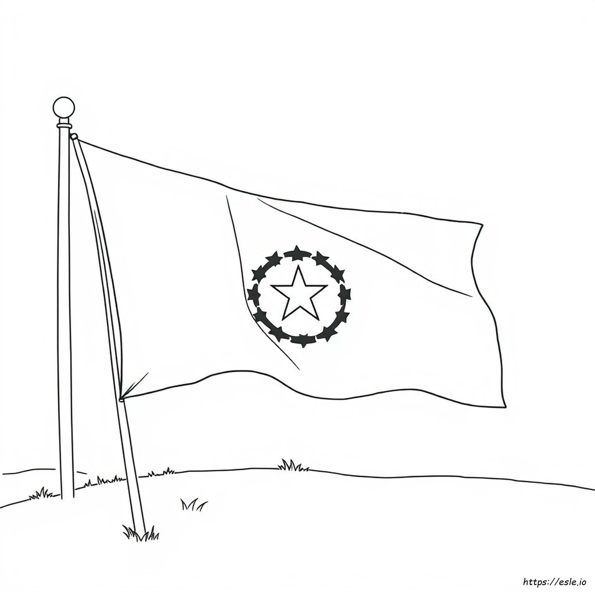 Togo Flag Coloring Page