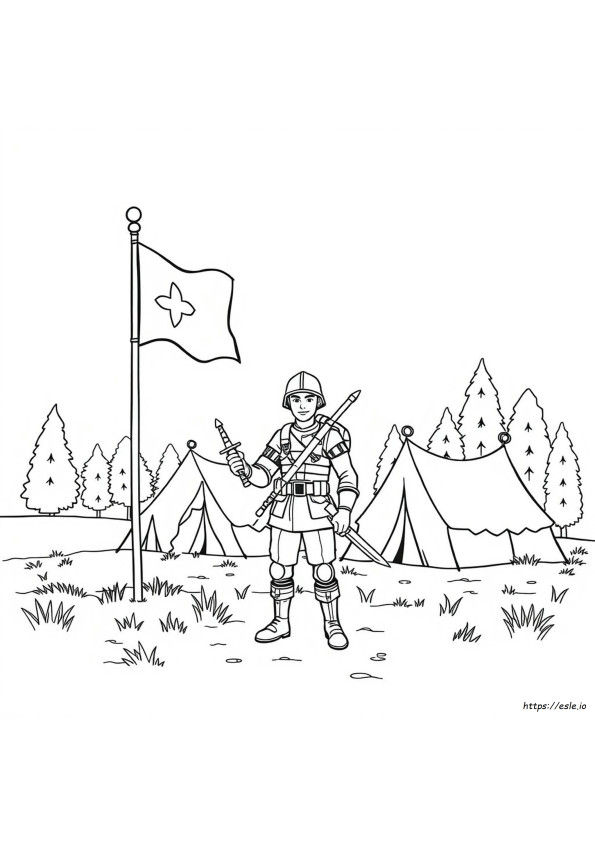 Soldier Coloring Book
