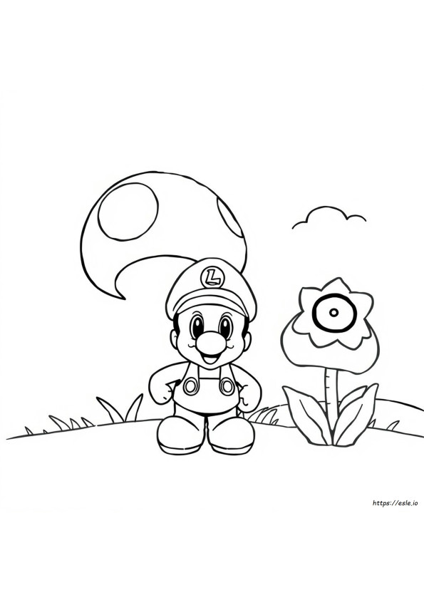 Super Mario Coloring Book