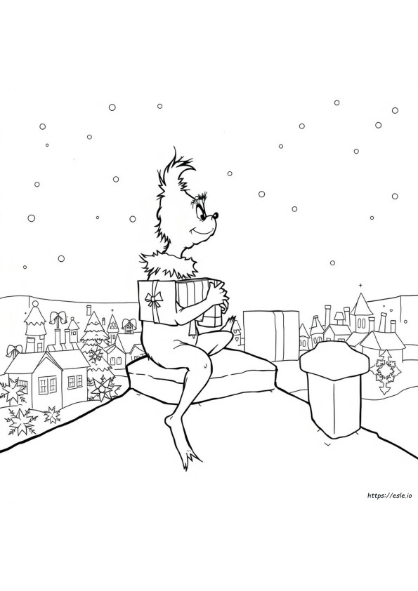Grinch Christmas Colouring Pictures