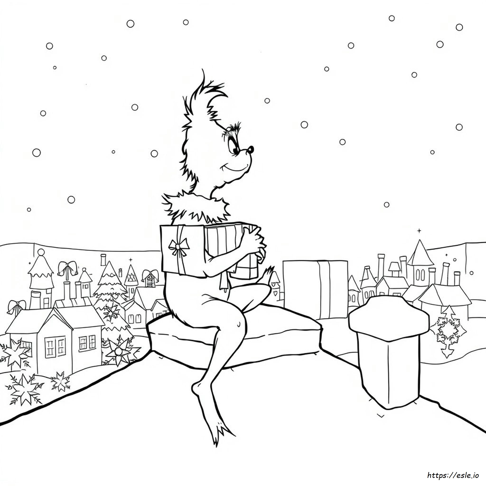 Grinch Christmas Colouring Pictures