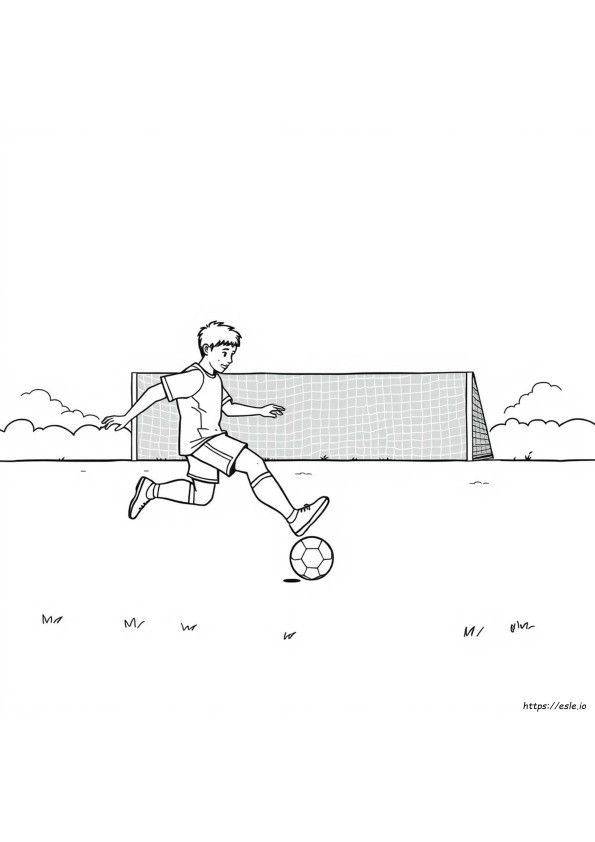 Fotball Coloring Pages