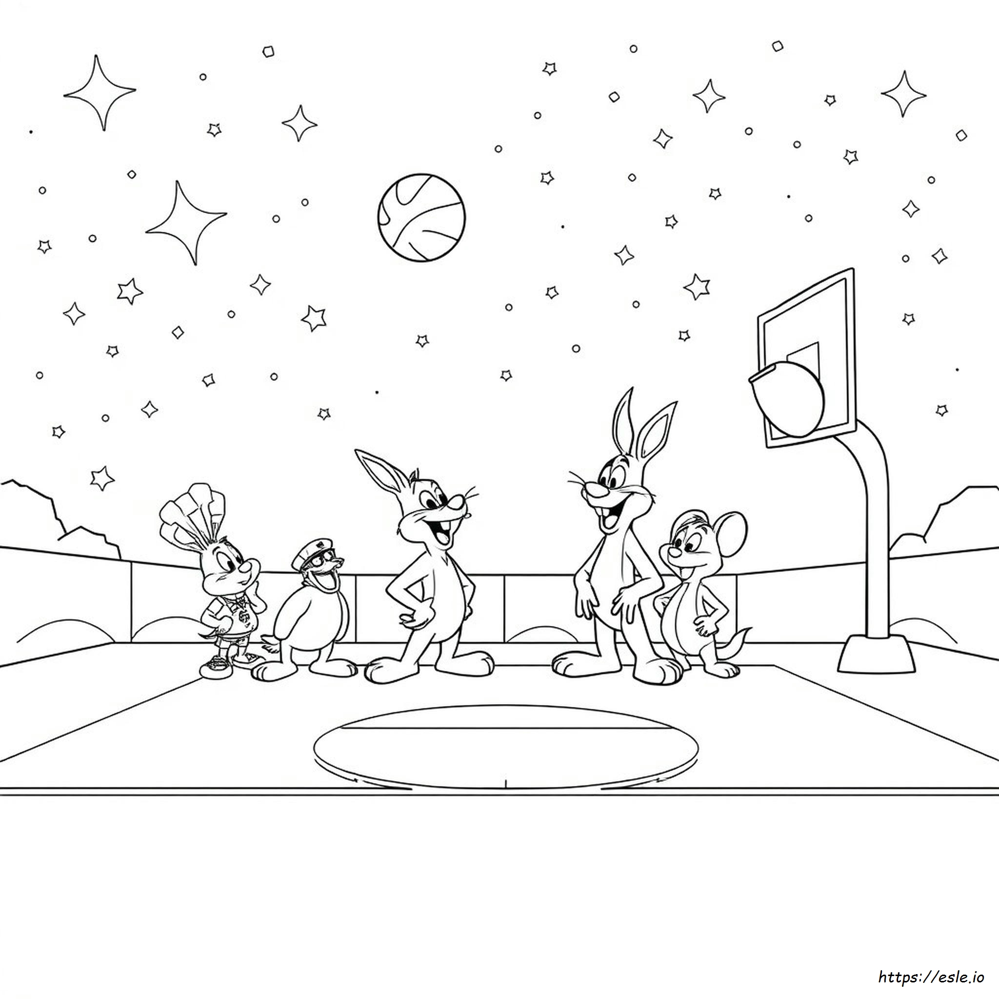 Free Printable Space Jam Coloring Pages
