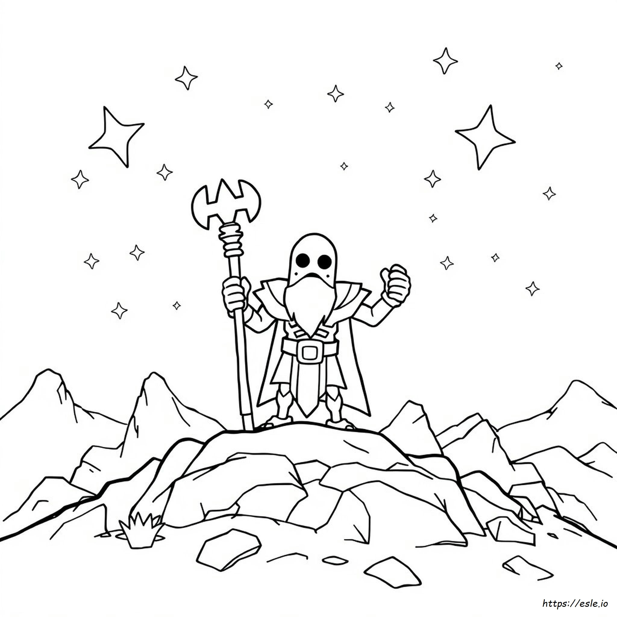Brawl Stars Mortis Coloring