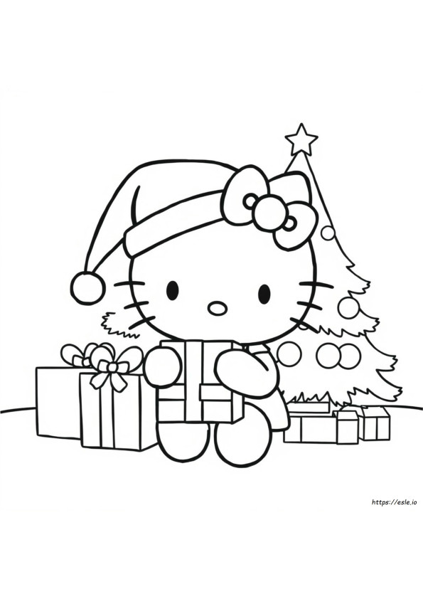 Hello Kitty Christmas Coloring Book