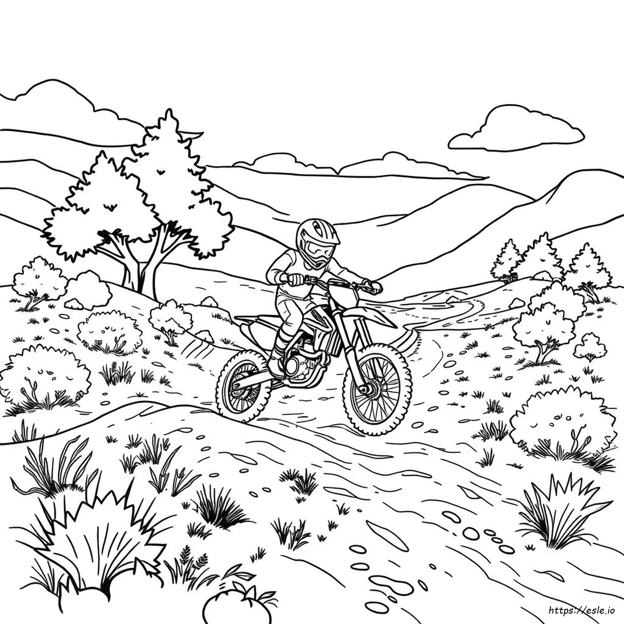 Supercross Ktm Dirt Bike Coloring Pages