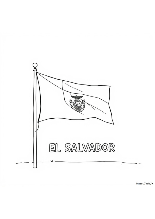El Salvadorin Lipun Värityskuva