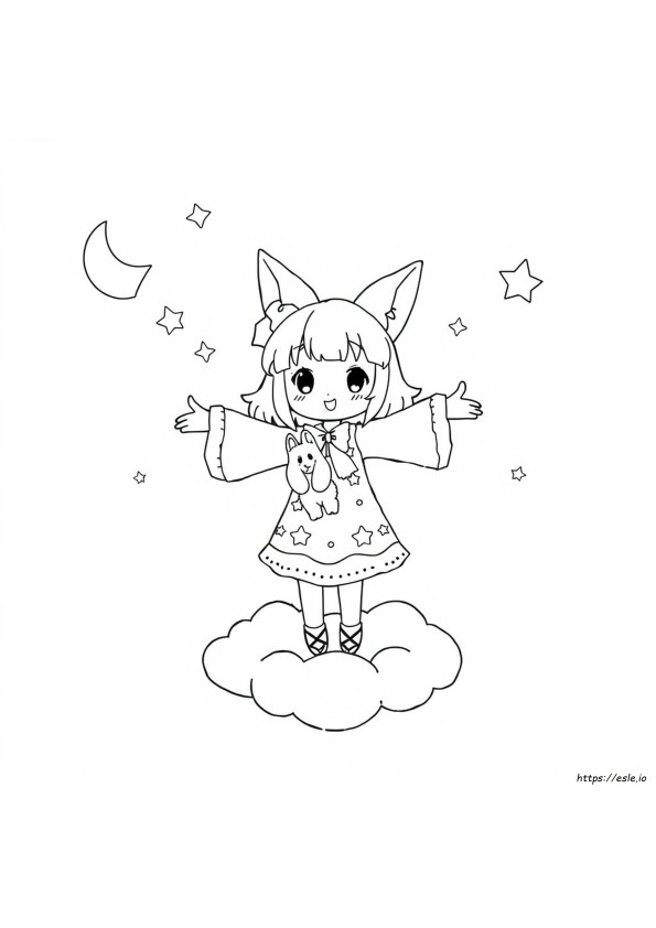 Kuromi Ausmalbilder