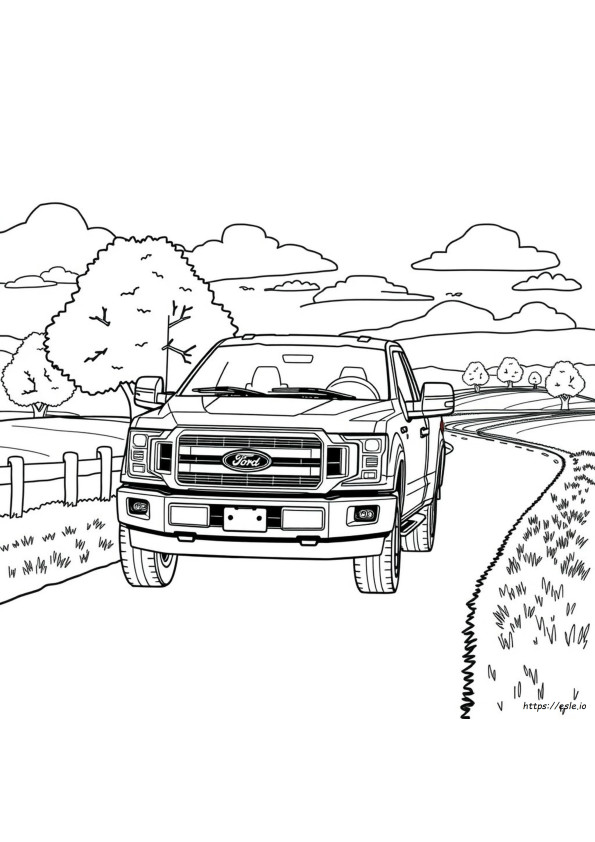 Ford Truck Coloring Pages To Print