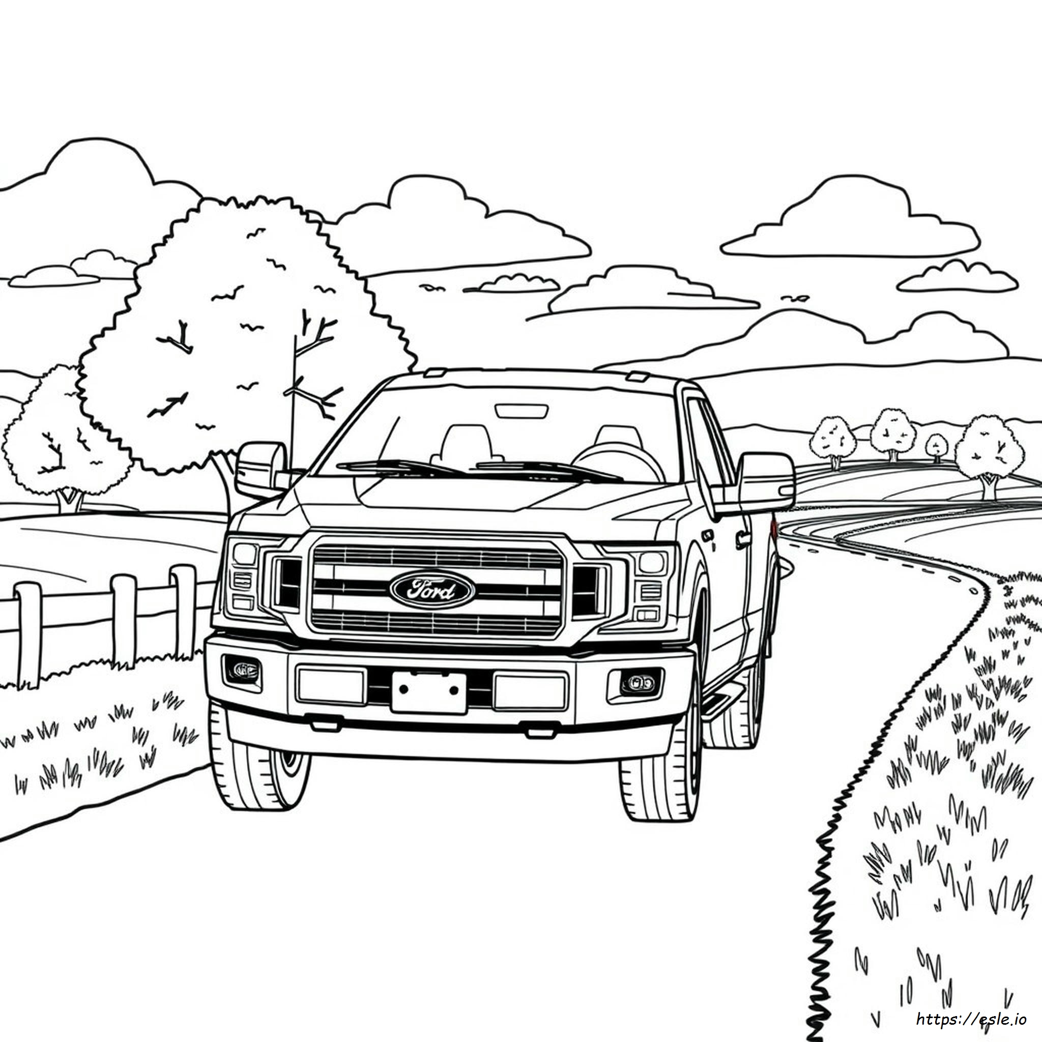 Ford Truck Coloring Pages To Print