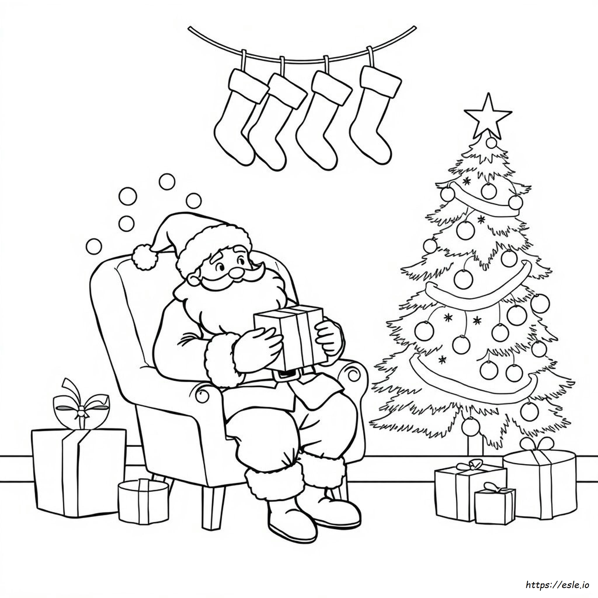 Selamat Natal Ayah, Gambar Mewarnai