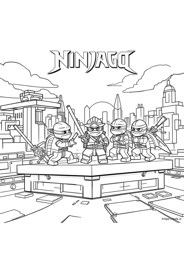 Ninja Teknőcök 2023 Színező Oldalak