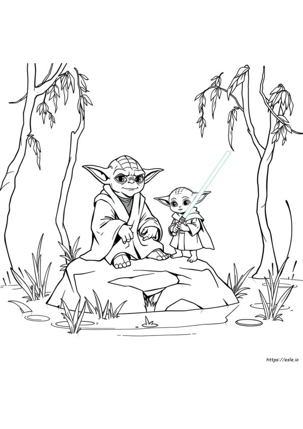 Yoda Ausmalbilder Kostenlos