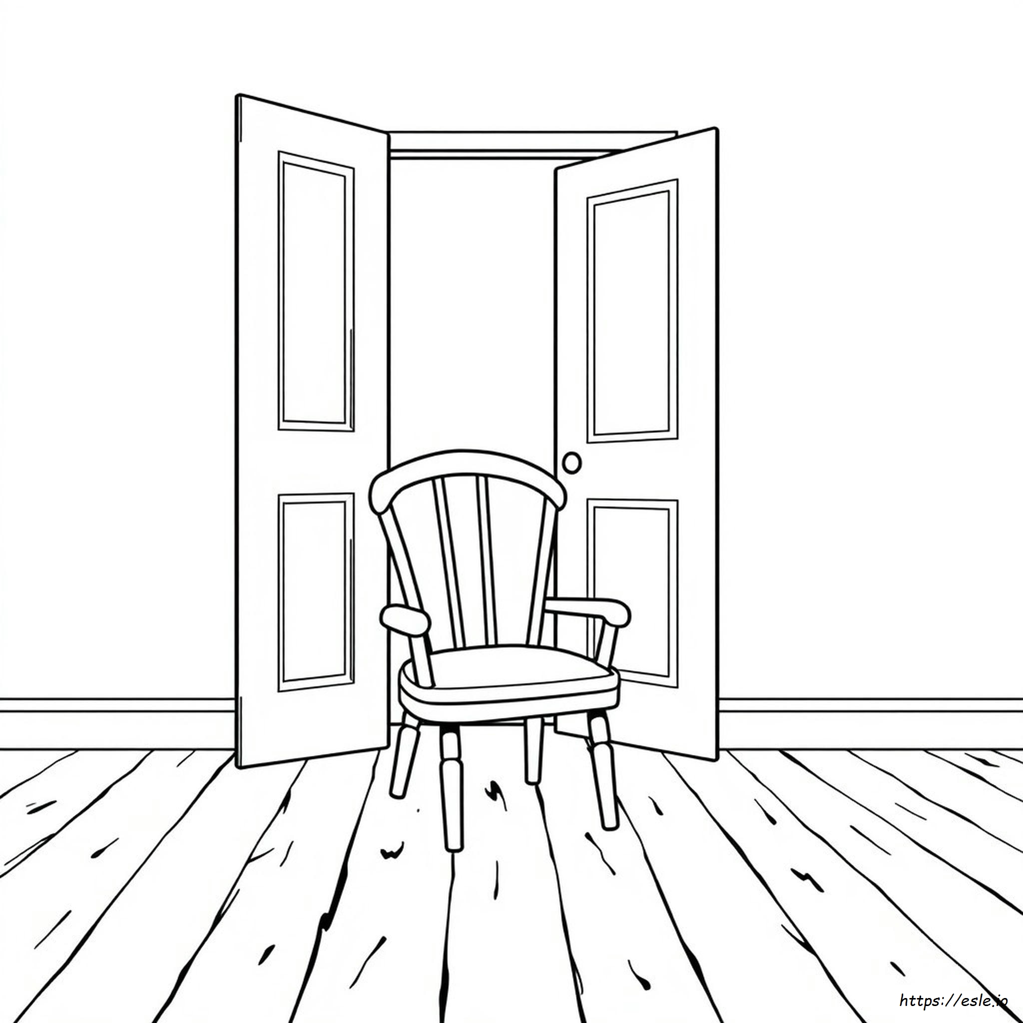 Chair Coloring Pages