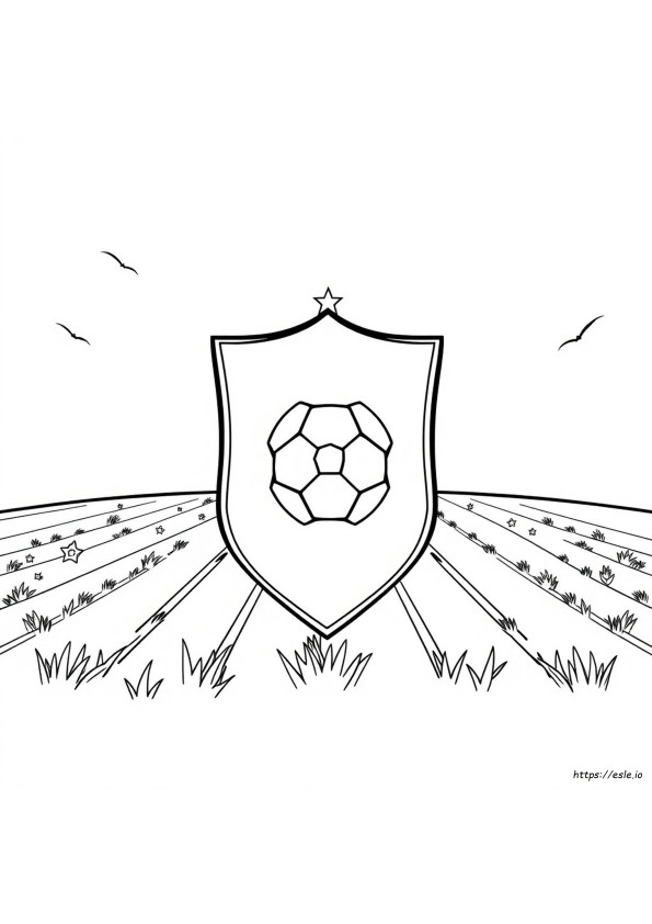 Football Crest Colouring Pages