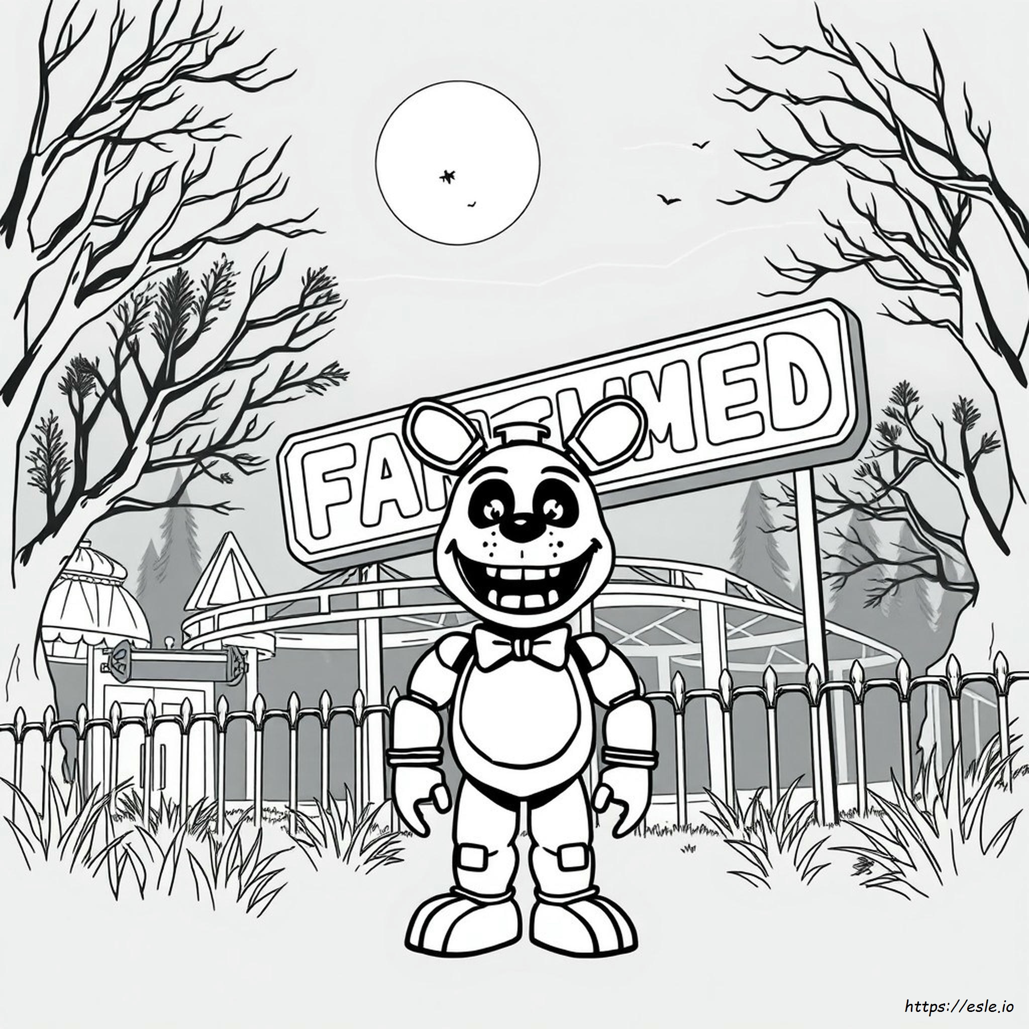 Coloriage Fnaf Affiche