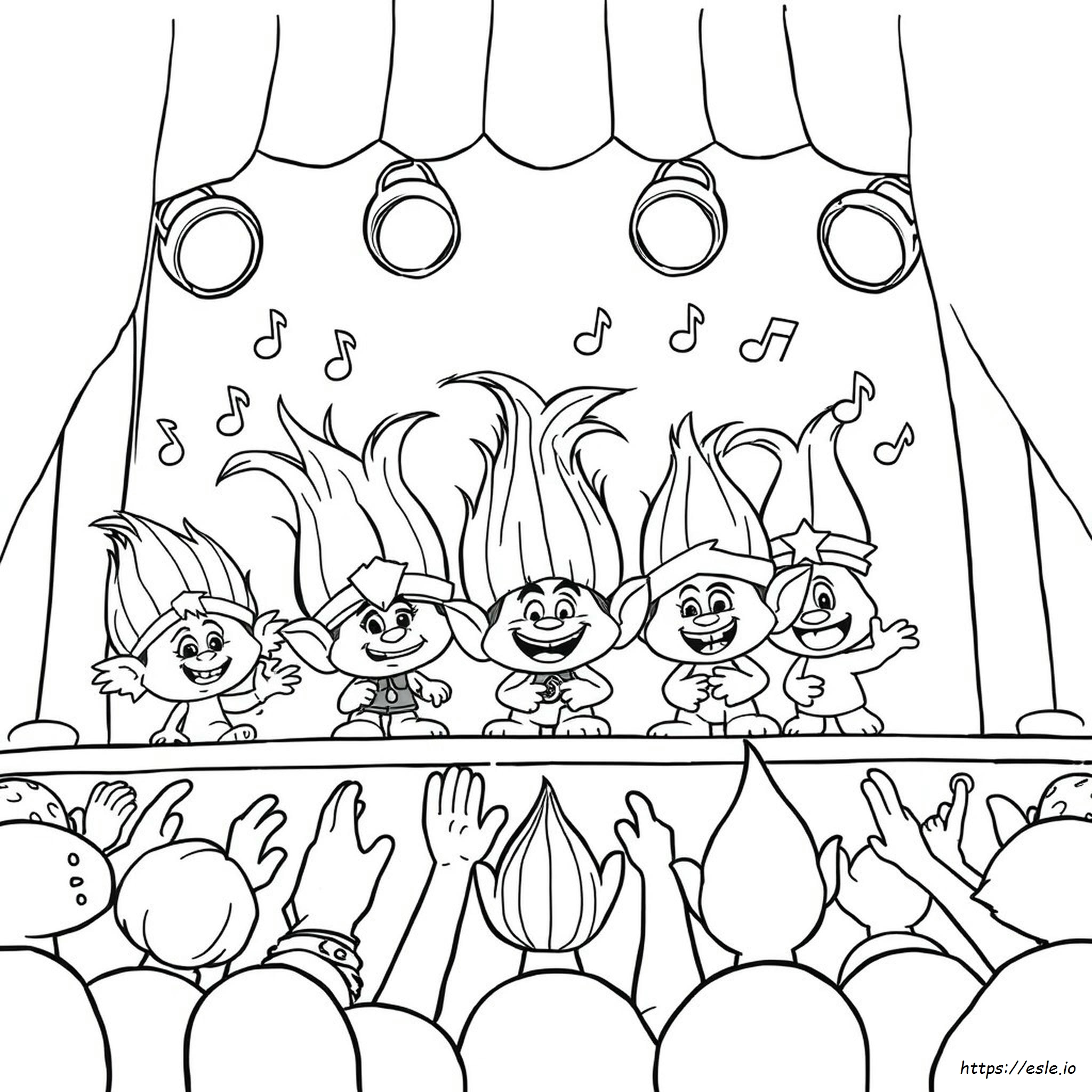 Barb Trolls World Tour Coloring Pages