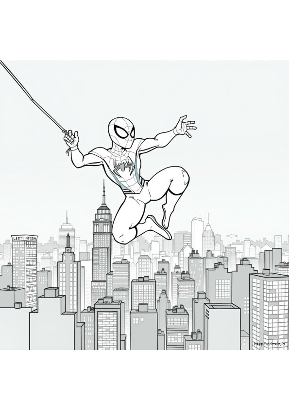 Spider Man Drawing Coloring