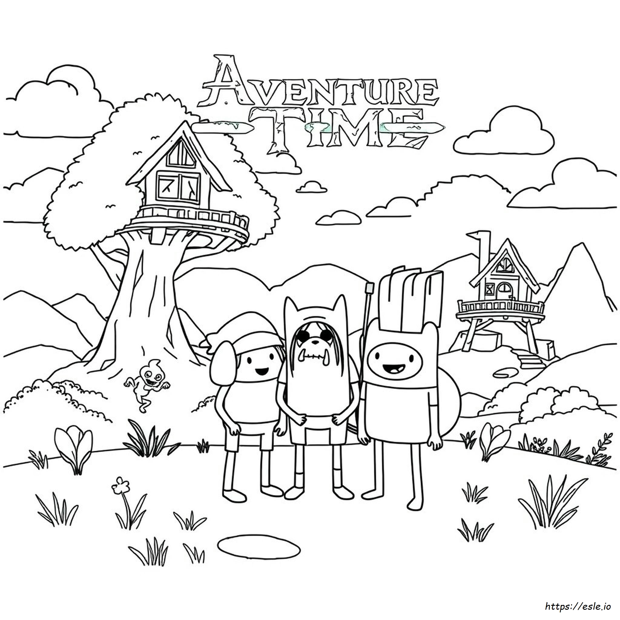 Adventure Time Colouring Book