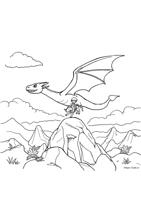 Printable Dragons Rescue Riders Coloring Pages