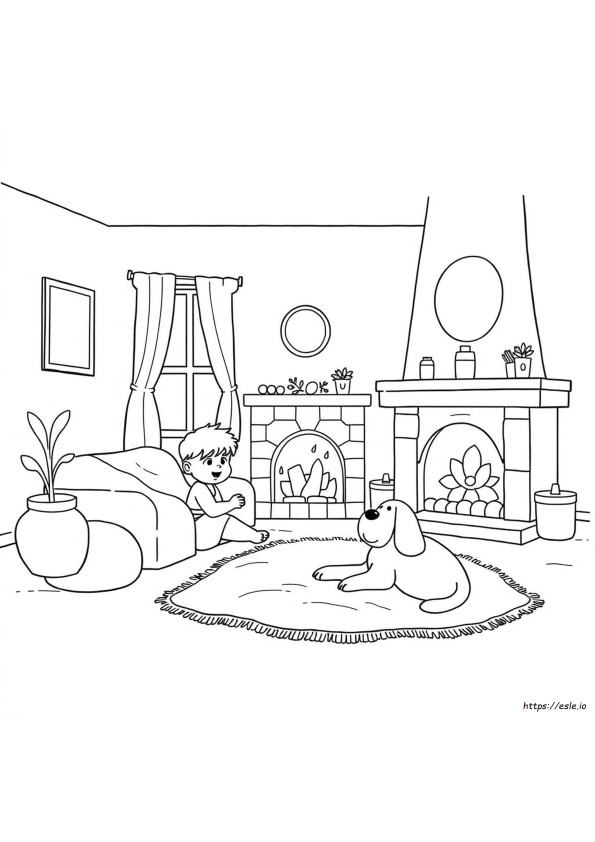 Disegni Da Colorare Su Casa