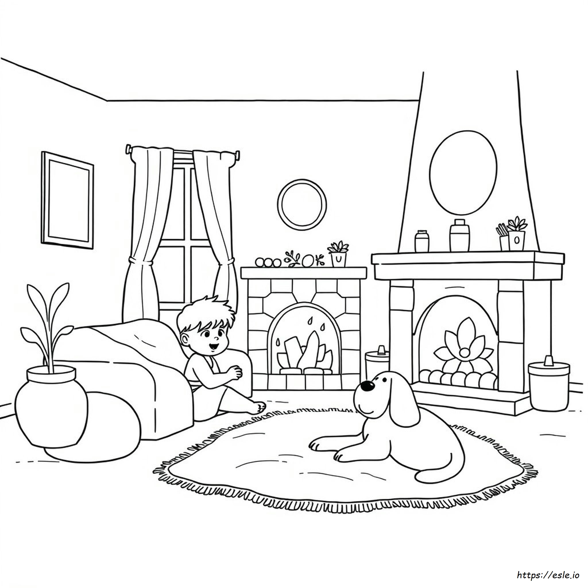 Colouring Pages Of Home
