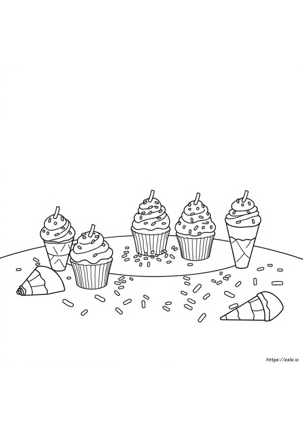 Sprinkle Coloring Page