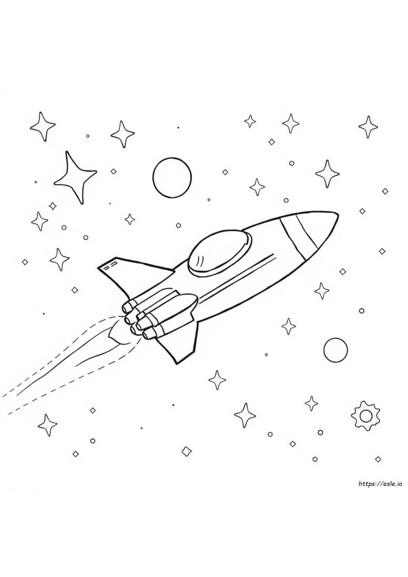 Free Spaceship Coloring Pages
