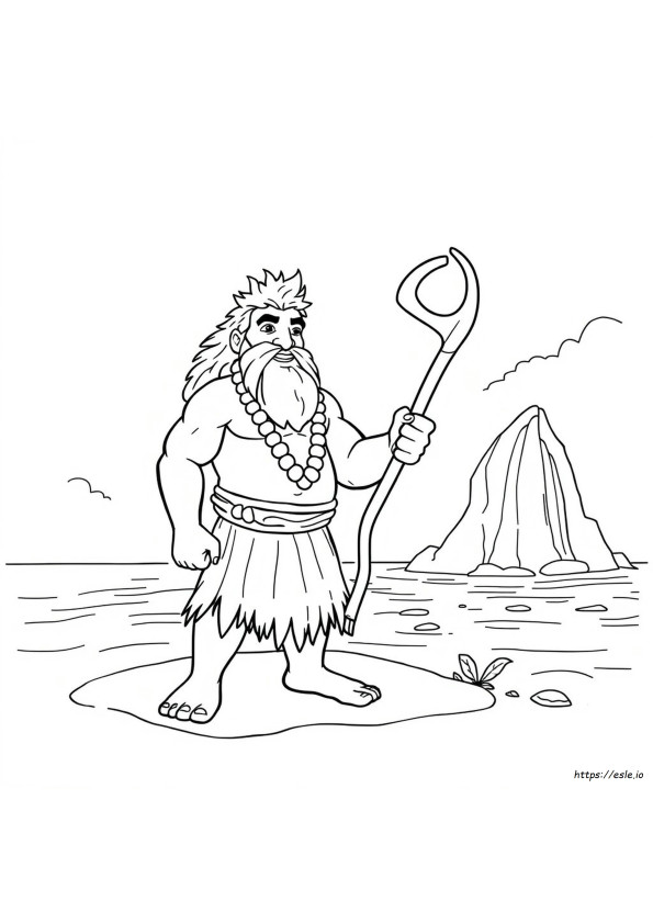Maui Colouring Pages