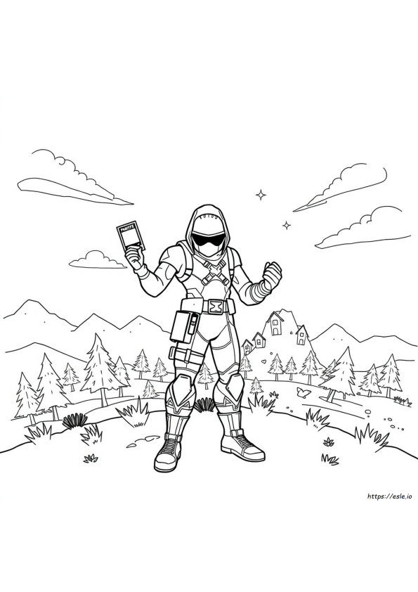 Super Ausmalbilder Fortnite