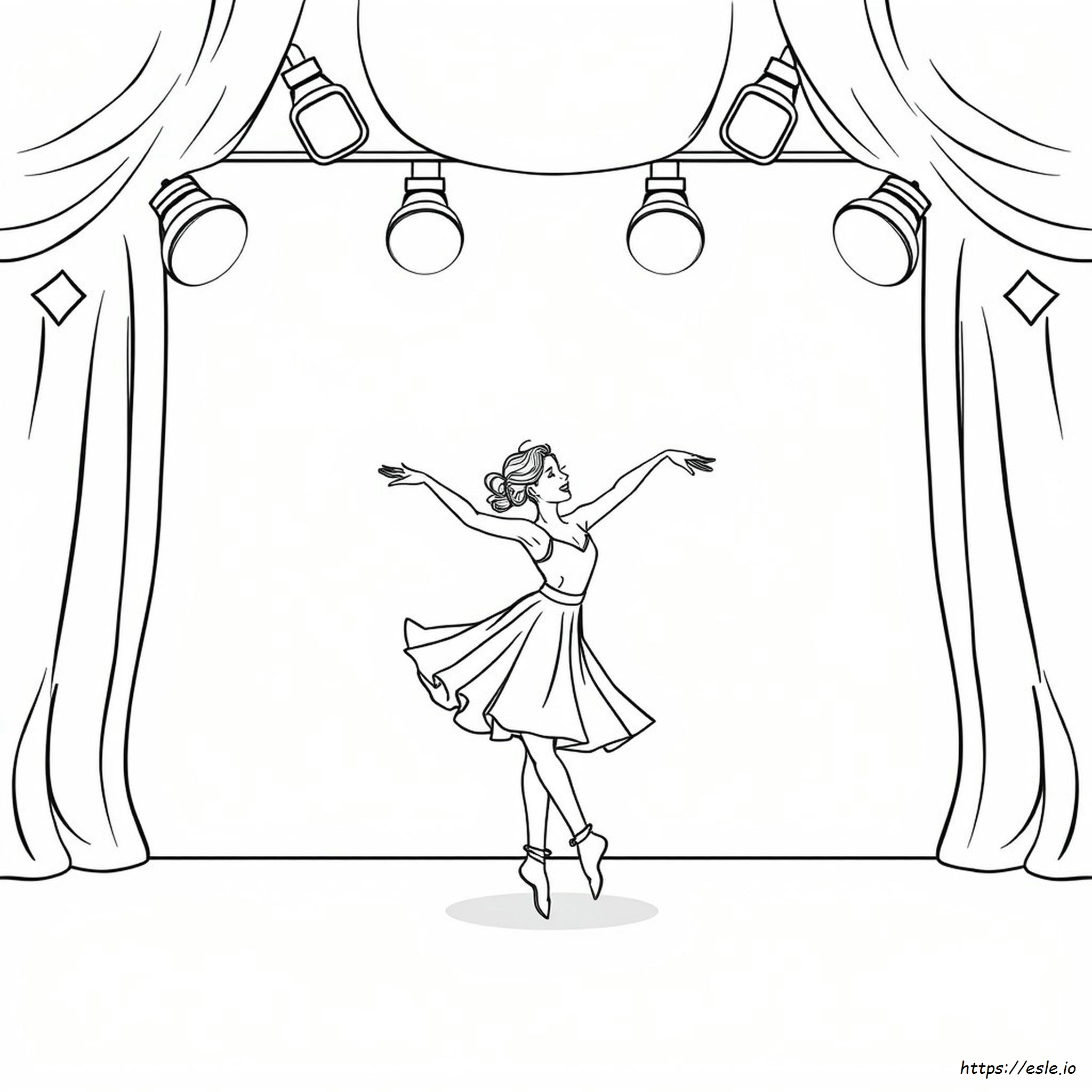 Dance Coloring Pages For Adults