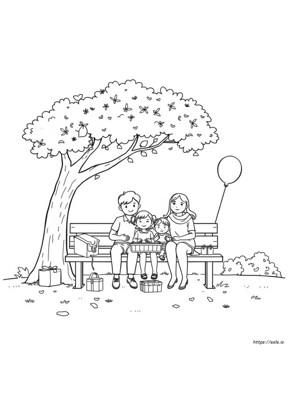 Disegni Da Colorare: Giorno Della Famiglia