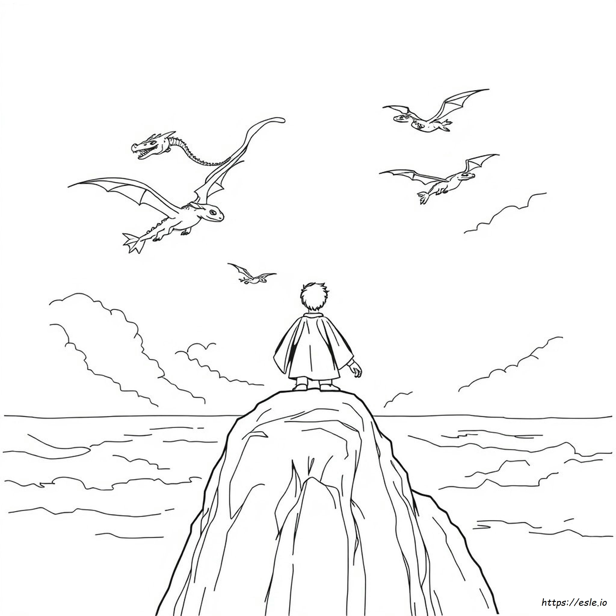 How To Train Your Dragon Homecoming Coloring Pages