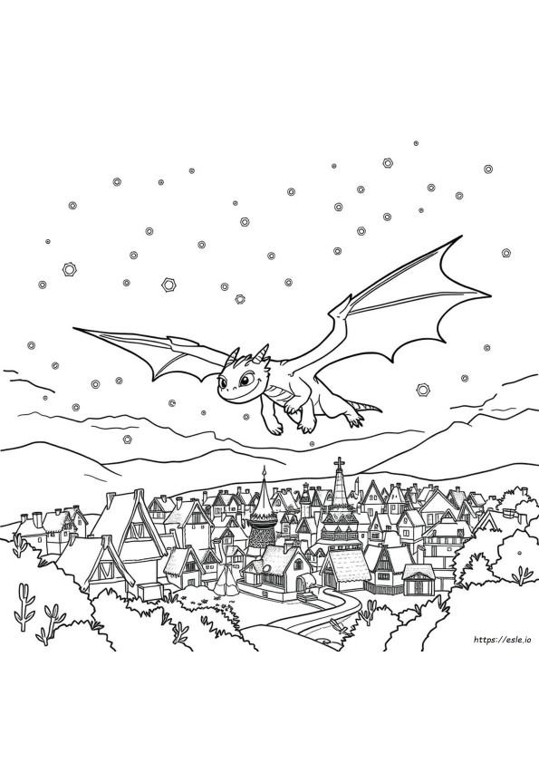 Come Addestrare Il Tuo Drago, Immagini Da Colorare