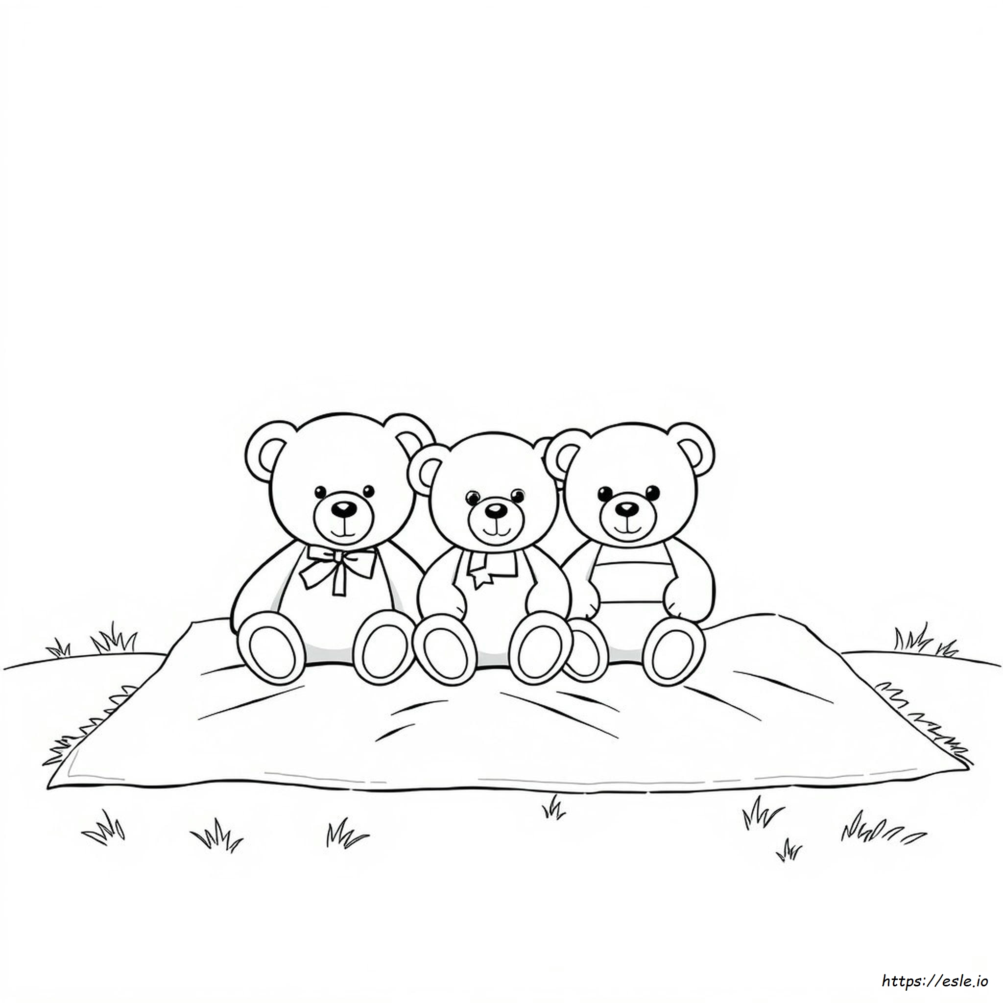 Gambar Mewarnai Boneka Hewan