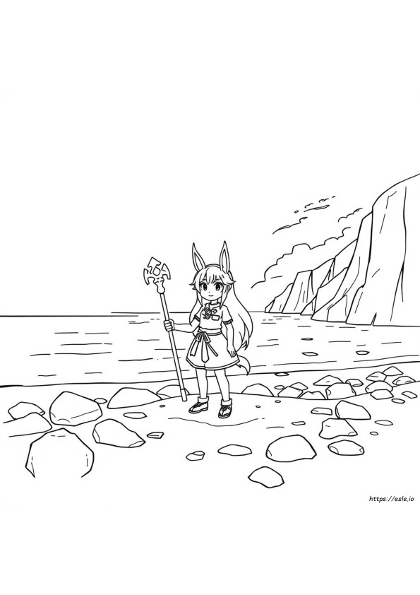 Coloriage Kokomi