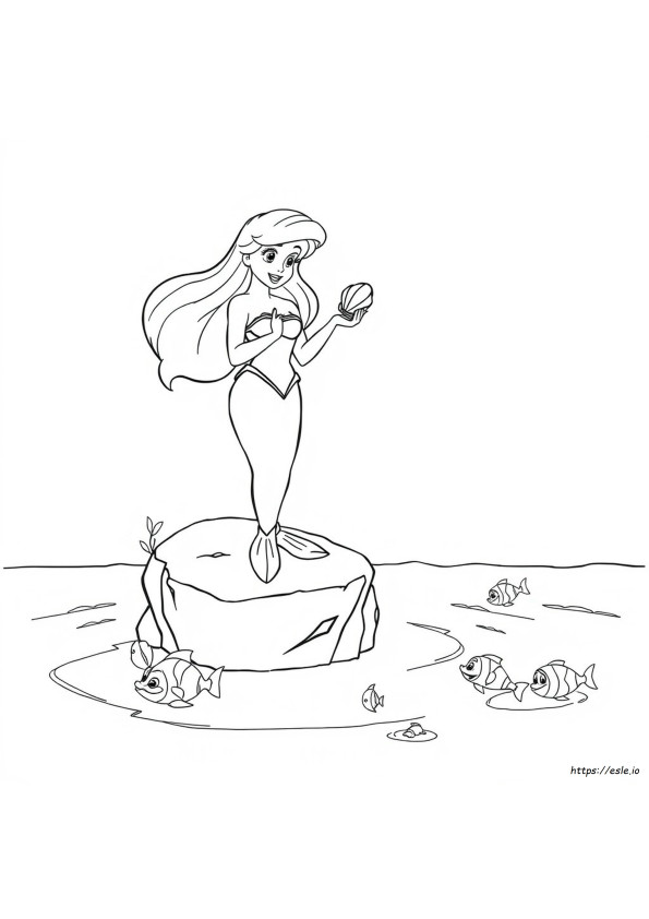 Free Printable Disney Princess Ariel Coloring Pages
