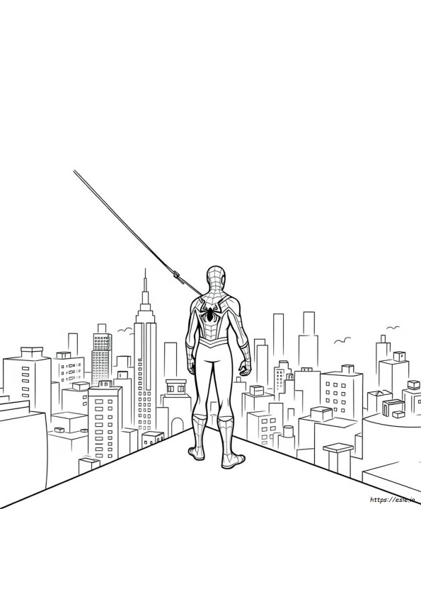 Spiderman Coloring Pages Spiderman De Colorat